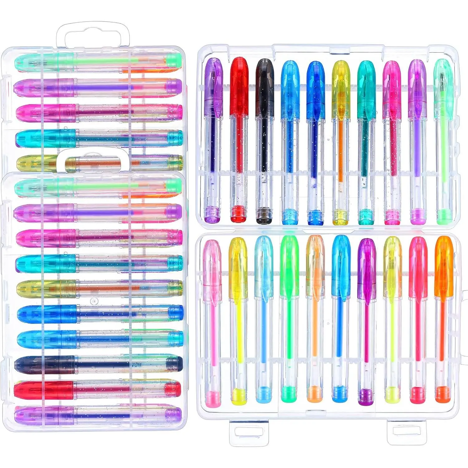40 count Mini Scented Glitter Gel Pens 20 Colors  Pen Glitter, Neon and Pastel Scented Gel Pens for Adults Art Stationery Coloring Books Office and