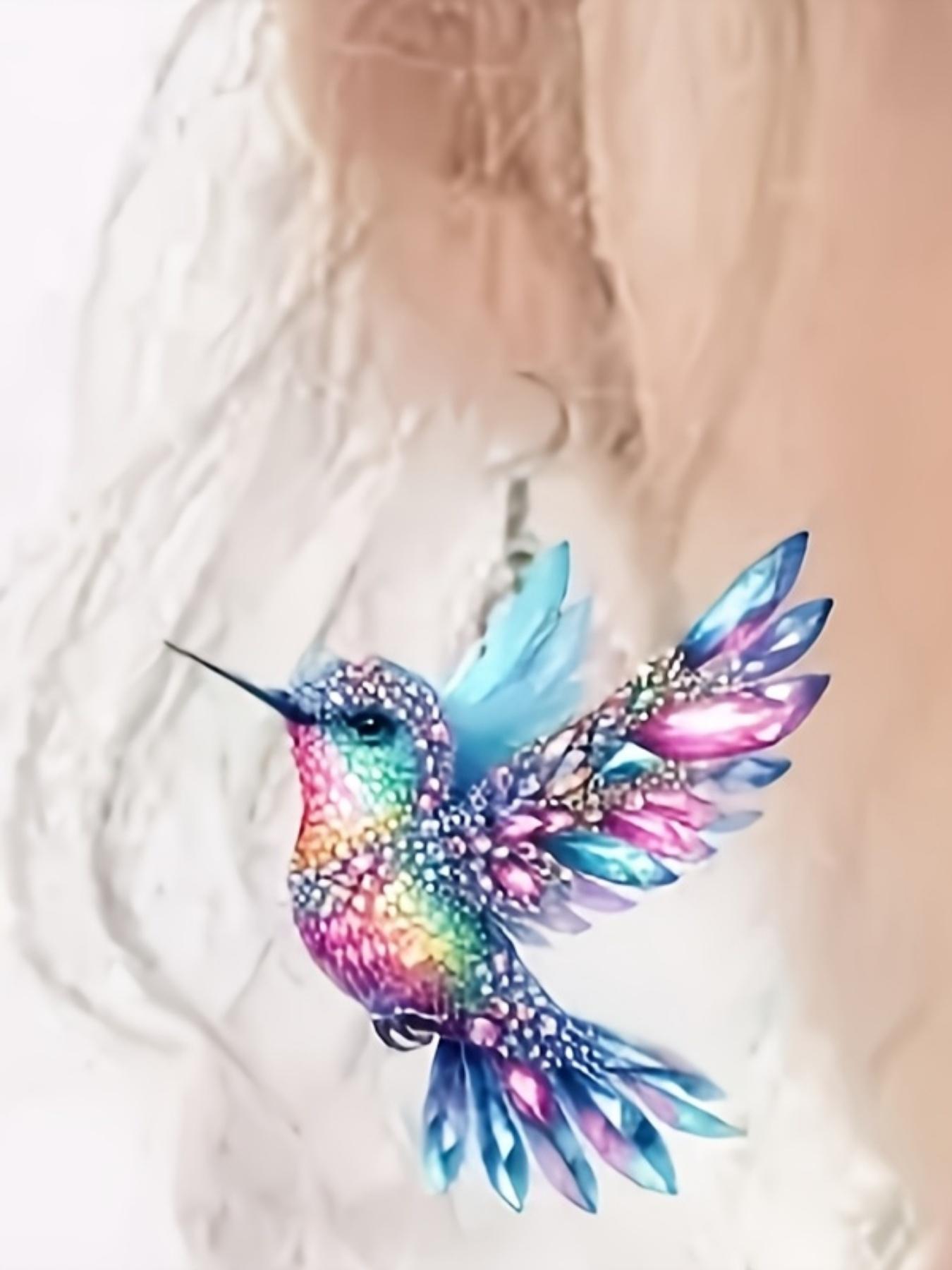 Hummingbird Design Dangle Earrings, Fashionable Jewelry for Women, Trendy All-match & Exquisite Jewelry for Birthday Gift, Earrings for Women, Fashionable Jewelry Accessories, Statement Earrings