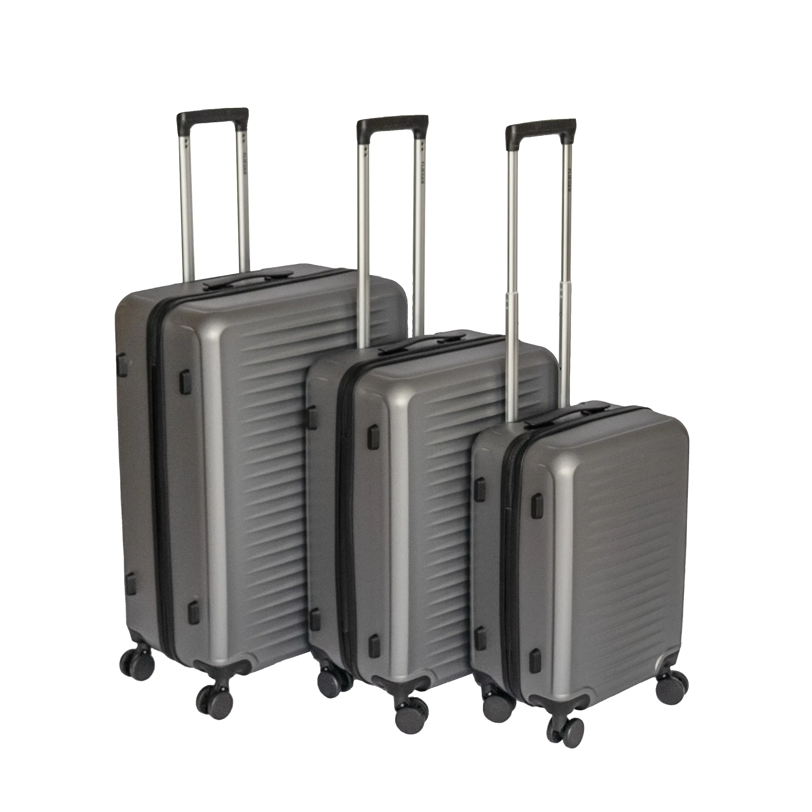 ARCH Dark Gray ABS Hardshell 3-Piece Luggage Set - 3-Piece Set of Multi-Size Travel Bags (20in,24in,28in) with TSA Lock, 360° Spinner Wheels, Lightweight for Business Trips/Vacations (Carry-On/Checked, 21.00in W x 30.00in D x 11.00in H), Luggage Sets