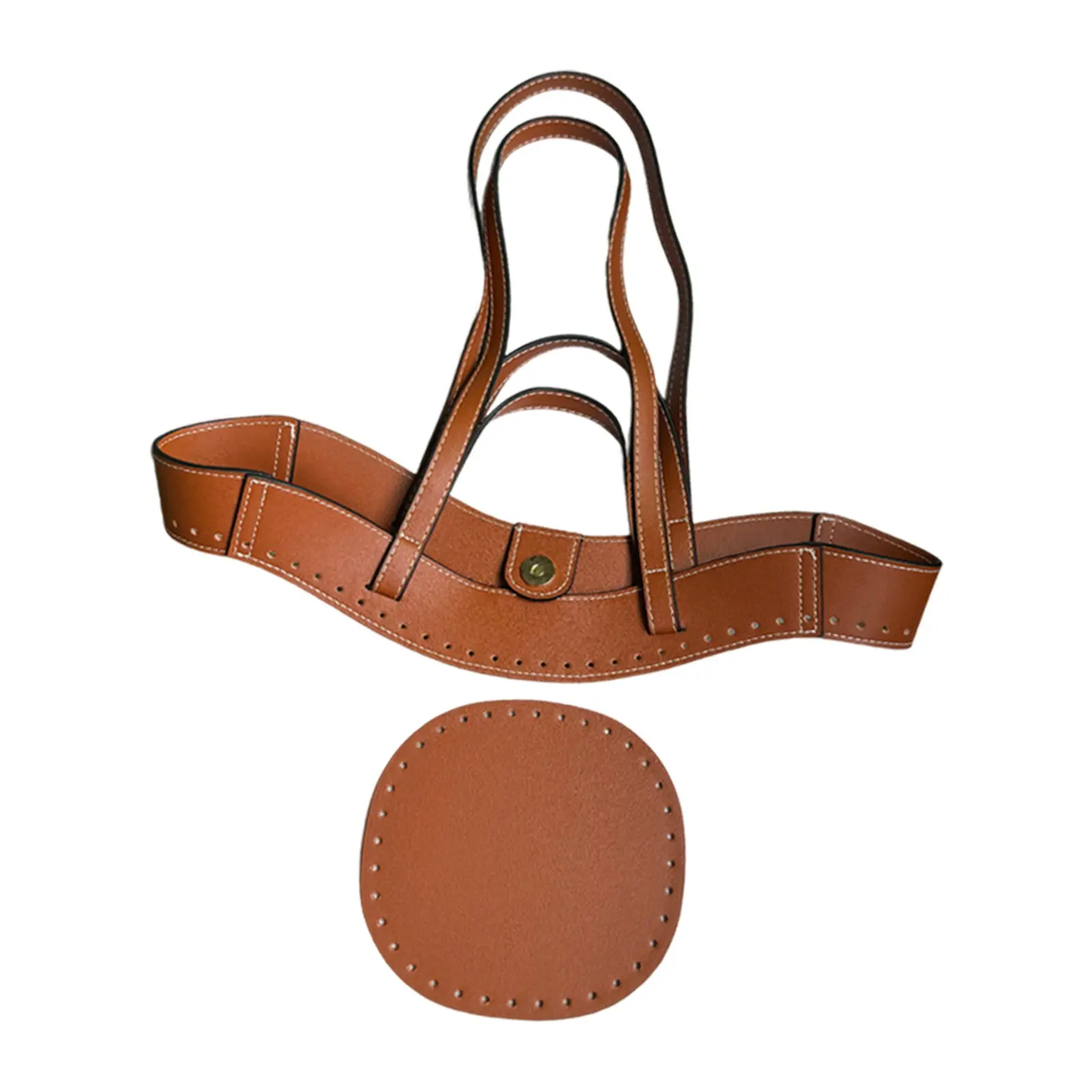 PU Leather Handbag Making Kit, Includes Sewing Strap, Ideal for DIY Shoulder Bag Crafting, Perfect for Craft Enthusiasts
