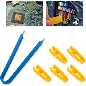 6 count Fuse Puller Tool for , Fuse  for Replacing  , Multifunctional Automotive Relay Pliers Fit for