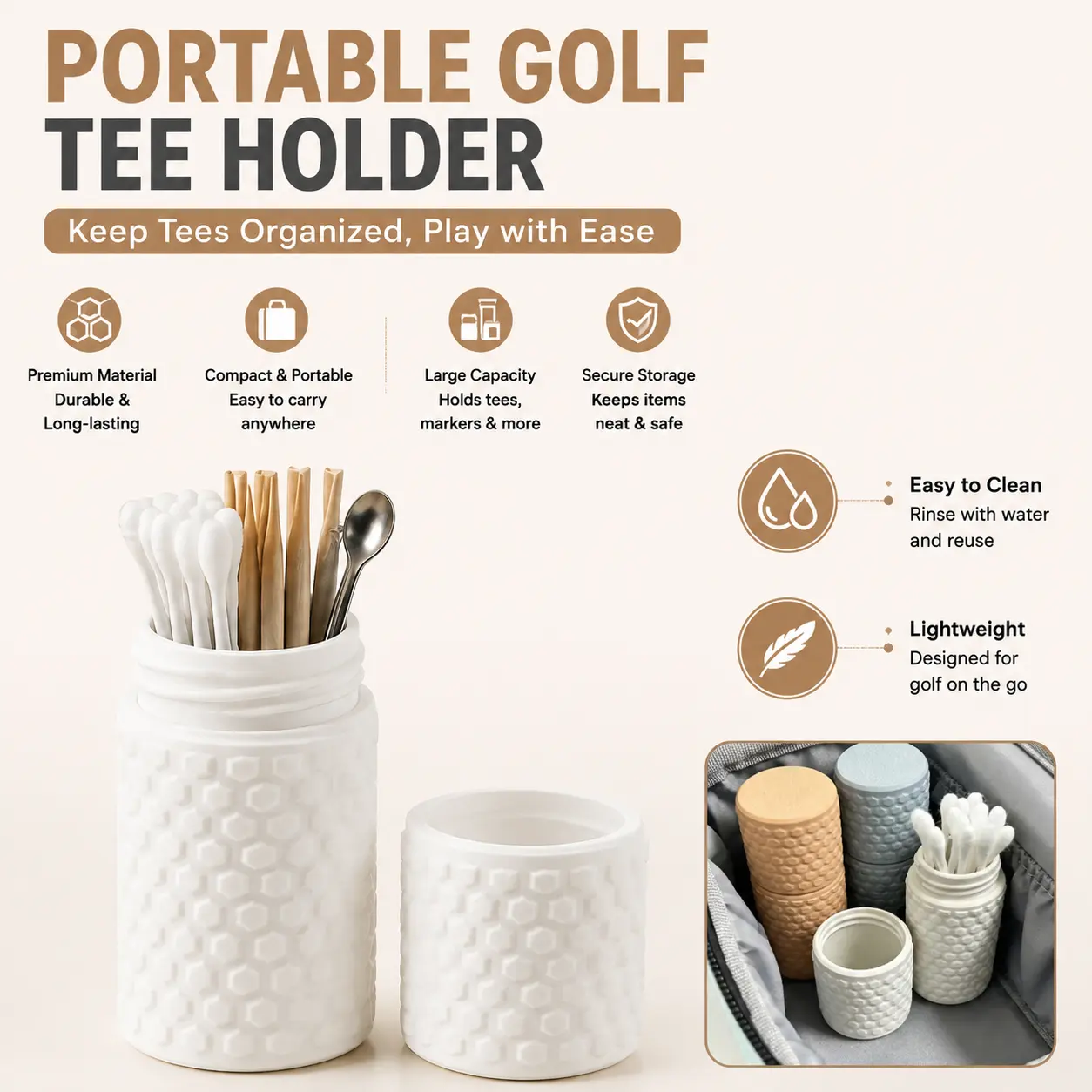 Portable Mini Storage Box for Travel, Cotton Swabs, Toothpicks, Small Jewelry, Daily Essentials, Traveling Essentials, Dust-Proof Lightweight Container, Portable Travel Accessory-YY0