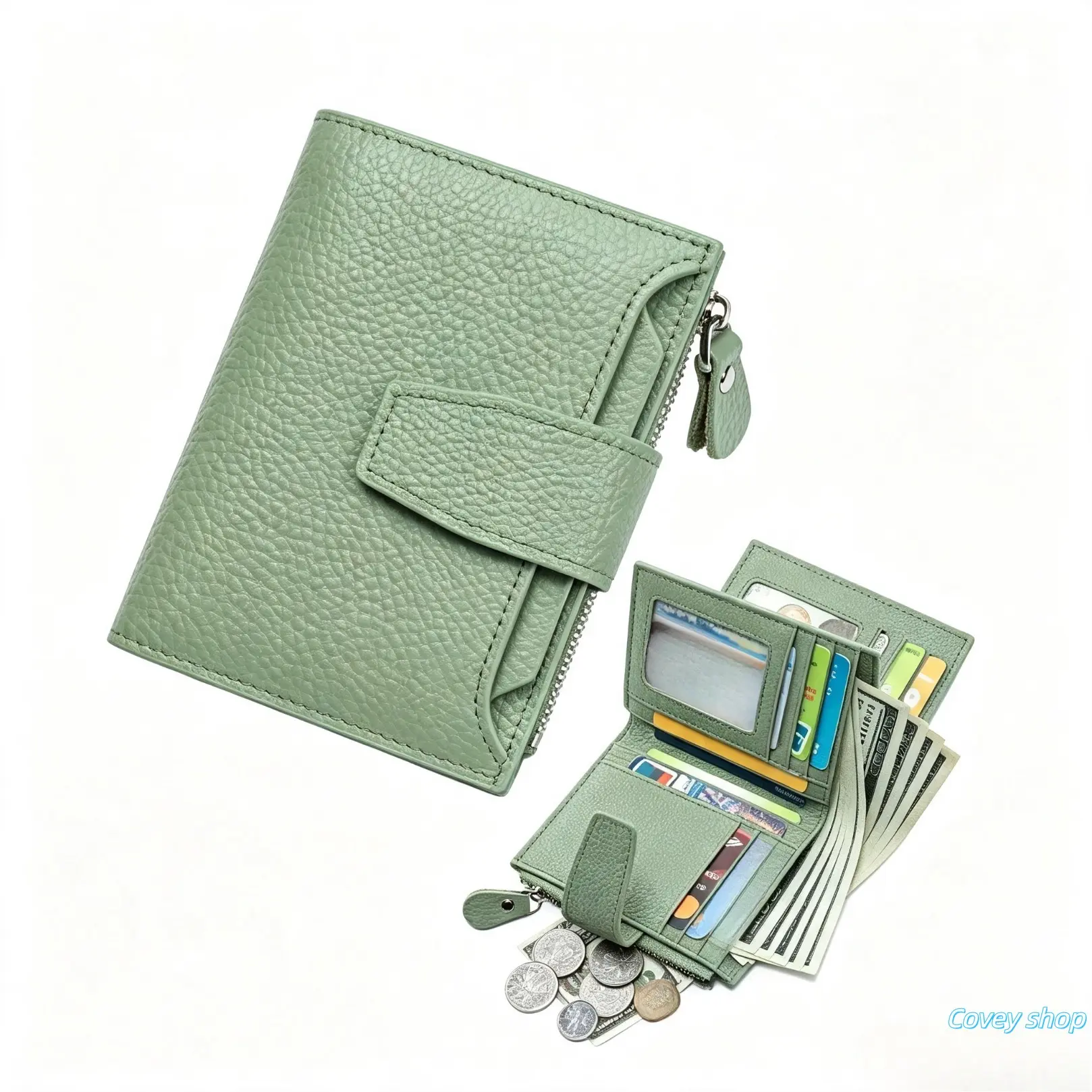 Women's Minimalist Portable Plain Color Short Wallet, Casual Trendy Versatile Zipper Short Wallet, Durable Fashion Wallet, Fashionable Card Holder for Daily Use Wallets Women, Zipper Wallet Design, Wallet With Zipper