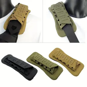 1pc Mesh Shoulder Pad Protective Hunting Vest Backpack Comfortable Laser Cut Tactical Vest Shoulder Strap Breathable Shoulder Pad