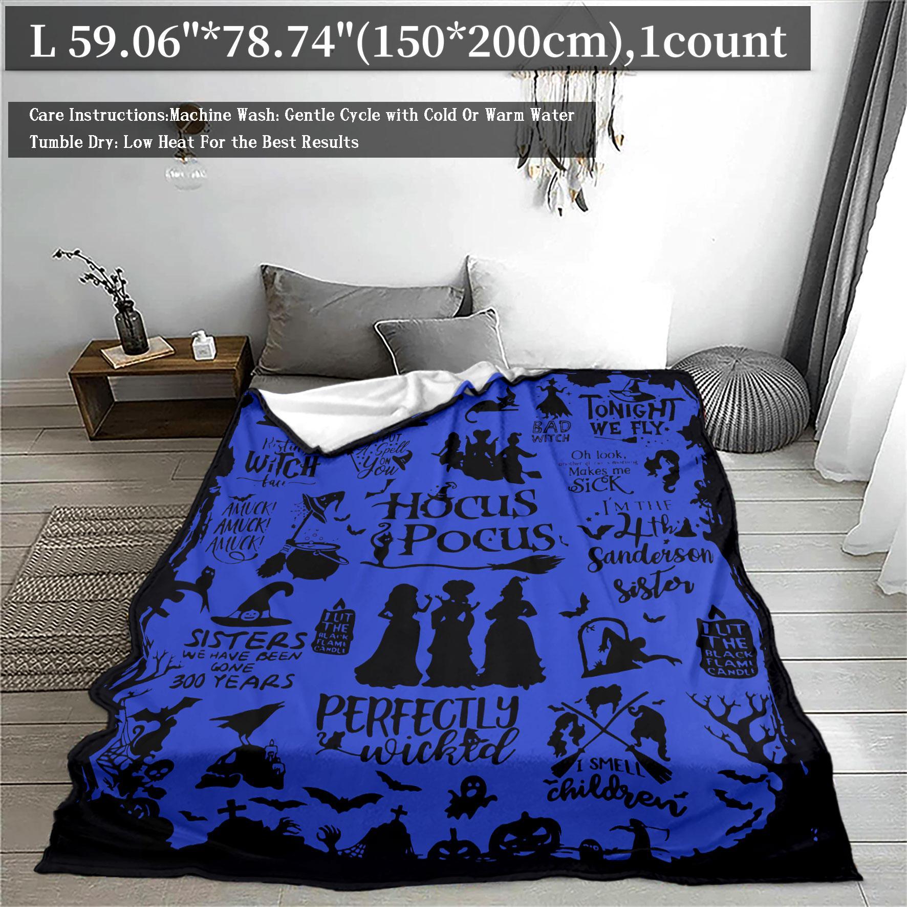 Warm Nap Blanket, 1 Count Soft Throw Blanket, Air-conditioned Room Blanket, Blanket for Home Office Travel Camping, Christmas Gifts, Christmas Decorations, Halloween