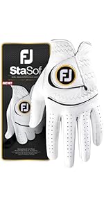 Vista X FootJoy Men's WeatherSof 2-Pack Golf Glove Enhanced Durability Breathable Mesh Optimum Performance White FiberSof MicroTac Soft PowerNet Mesh Secure Closure