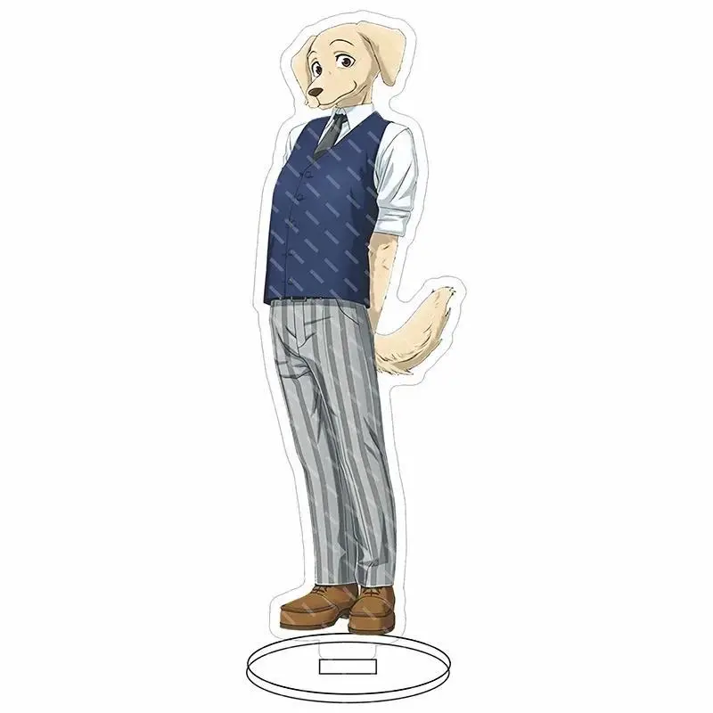 Fun BEASTARS Character Standing Sign Anime Figure Legoshi Louis Haru Double-Sided Acrylic Stand Model Desk Decor Props Gift Toy
