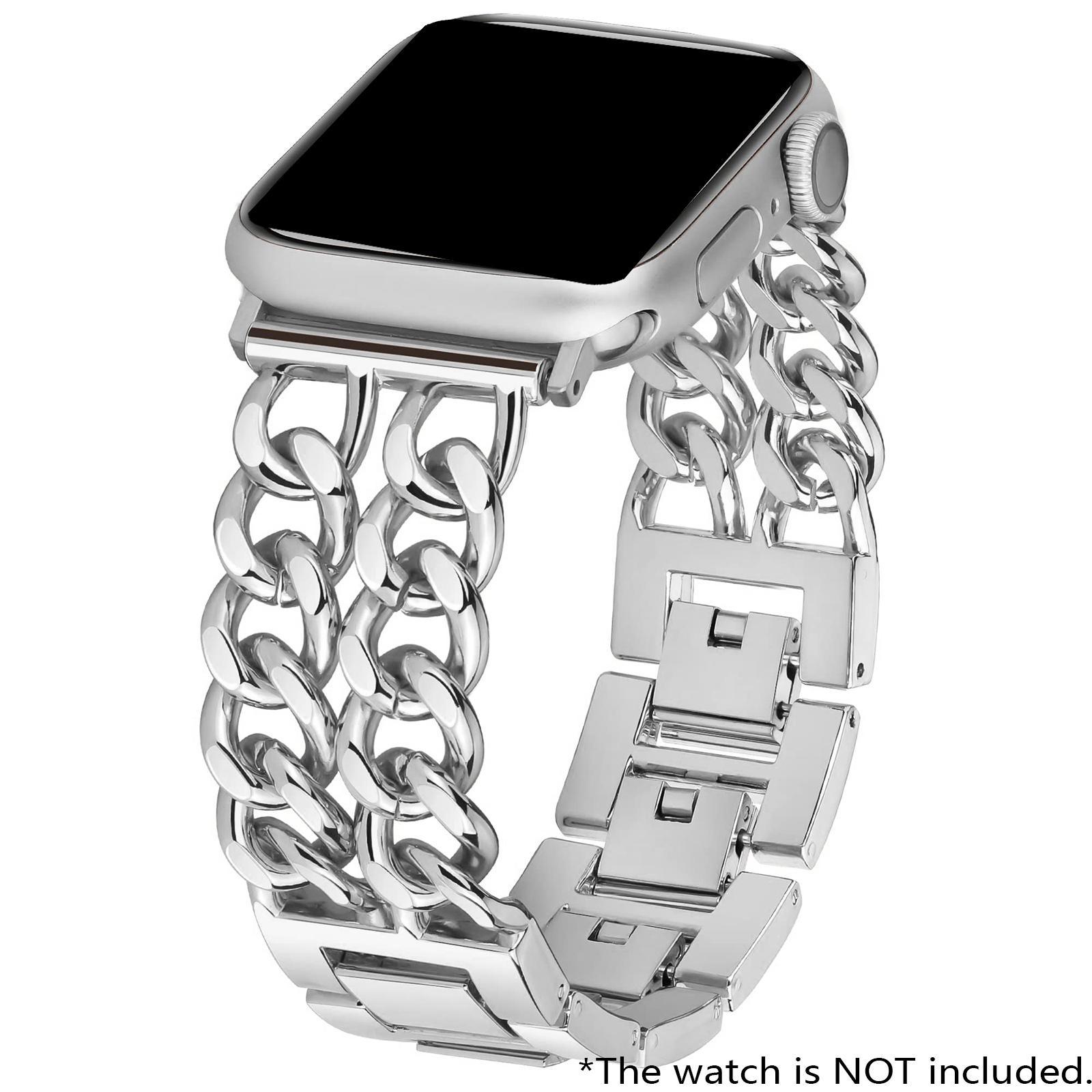 Watch Band (Band Only), Fashionable Watch Band for Apple Watch, Wearable Accessories Compatible with Apple Watch Series, Smart Watch Straps, Smartwatch Compatible Bands