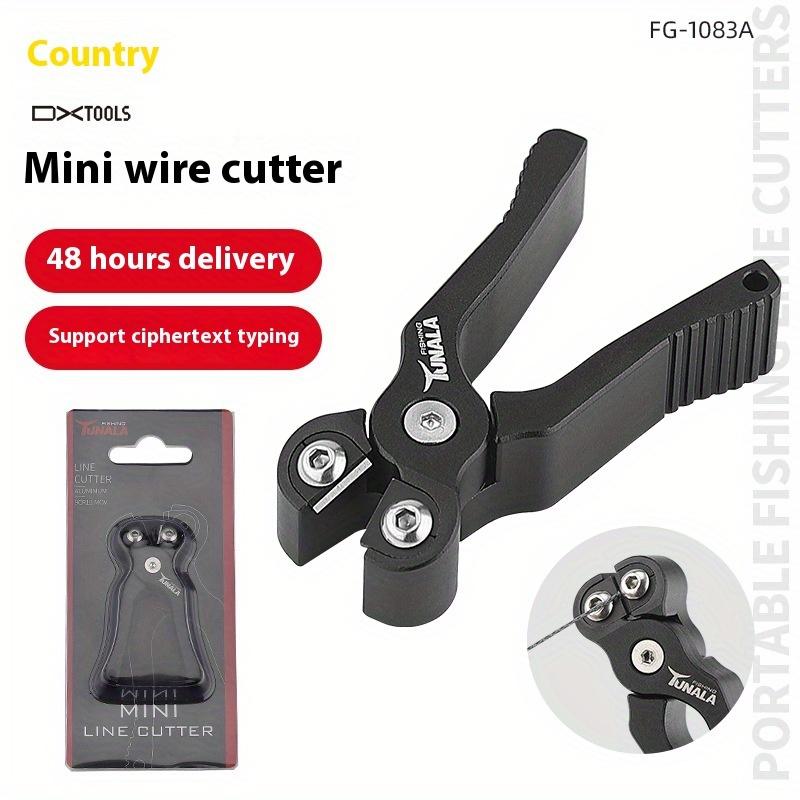 [W] Mini Scissors for PE/ Carbon Lines, Portable Aluminum Alloy Fishing Line Clippers for Outdoor Use