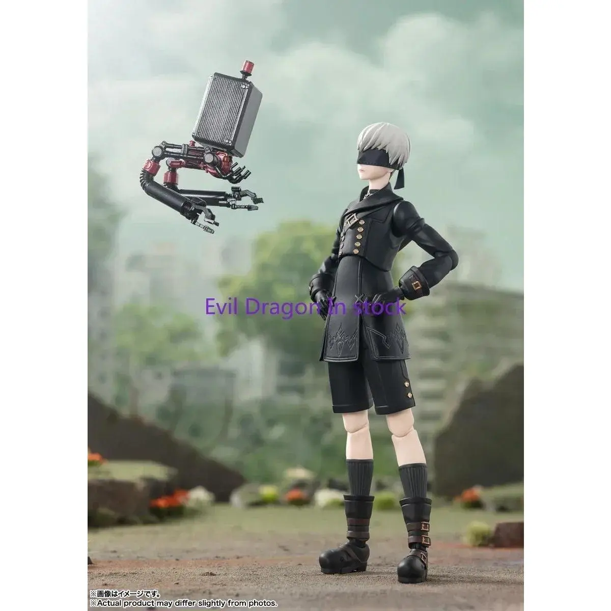 In Stock SH Figuarts SHF Nier Ver1.1a 9S Anime Action Figures Toys Models Collector S.H.Figuarts PVC Gifts