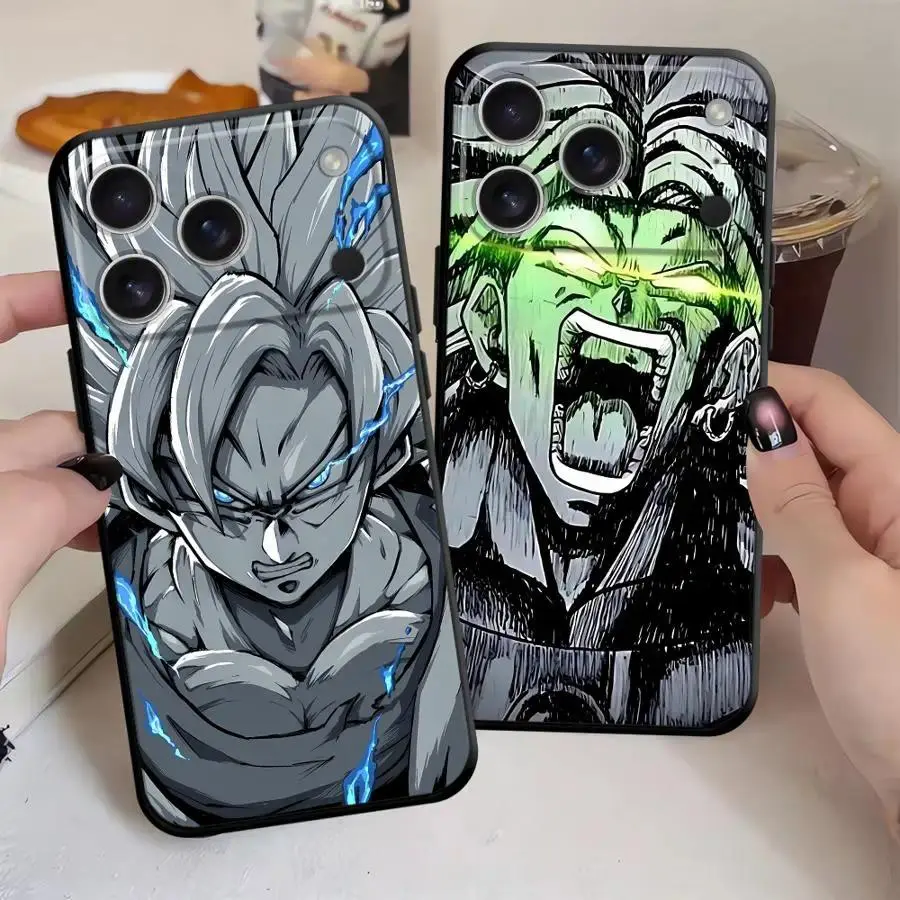 Case For iPhone 17 Pro MAX Air 16 15 14 13 12 11 Pro MAX Funda Phone Cover DD-ragonS B-allS Goku
