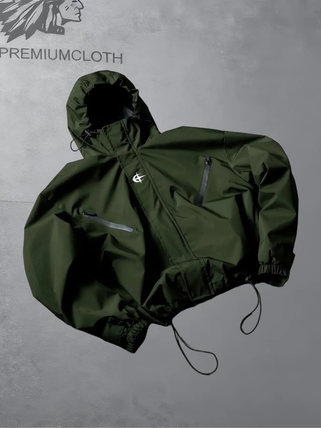 Spring Summer Hooded Windproof Jacket, Lightweight Waterproof Outdoor Hiking Jacket, Casual Street Style, Zip Pockets, Daily Wear, Active Jacket, Premium Outdoor Apparel