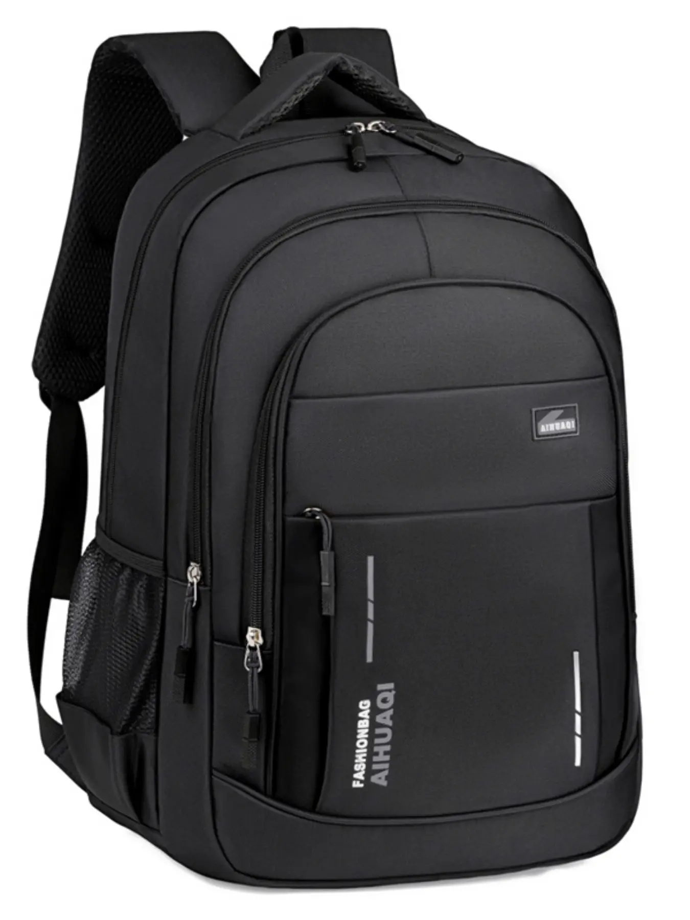 Water Resistant Oxford Cloth Laptop Backpack for Men, Large Capacity Multi Pocket 15.6 Inch Computer Rucksack, Casual Business Travel School Backpack for Students