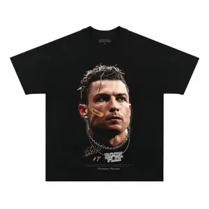 2026  Ronaldo (CR7) Men's T-Shirt 100% Cotton Creative Soccer-Themed Unisex Summer Top Fun New Arrival