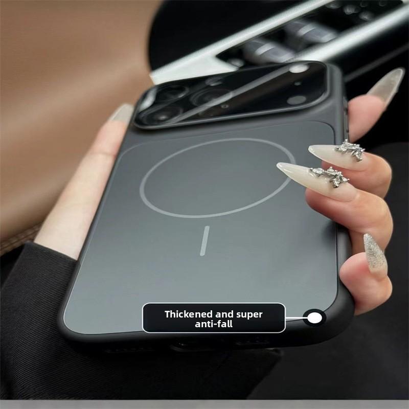 Instantly Transform into 17 Large Window Compatible with iPhone 16 Pro Max Phone Case Apple 17 Matte Anti-drop with Lens Protector 15