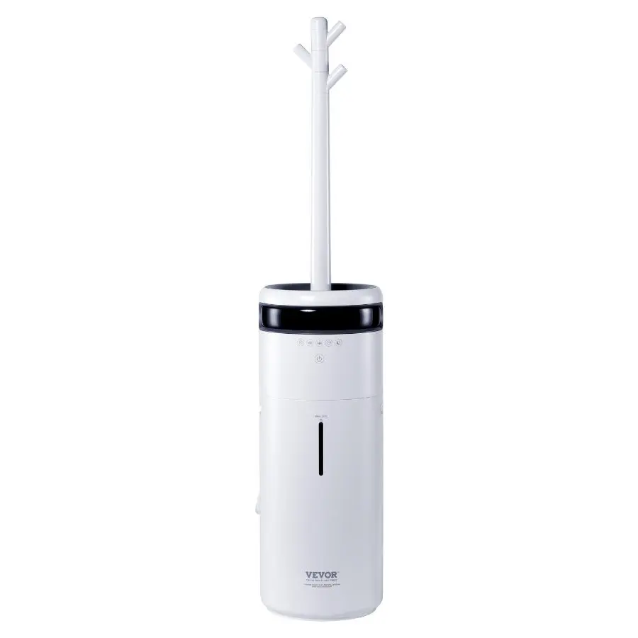 VEVOR Commercial & Home Large Room Humidifier, 16L Tank, 1291.7 sq ft Coverage, 360 nozzle Branch Tube, Night Light, 12h Timer, Automatic Shut-Off, Greenhouse Use, Commercial Branch