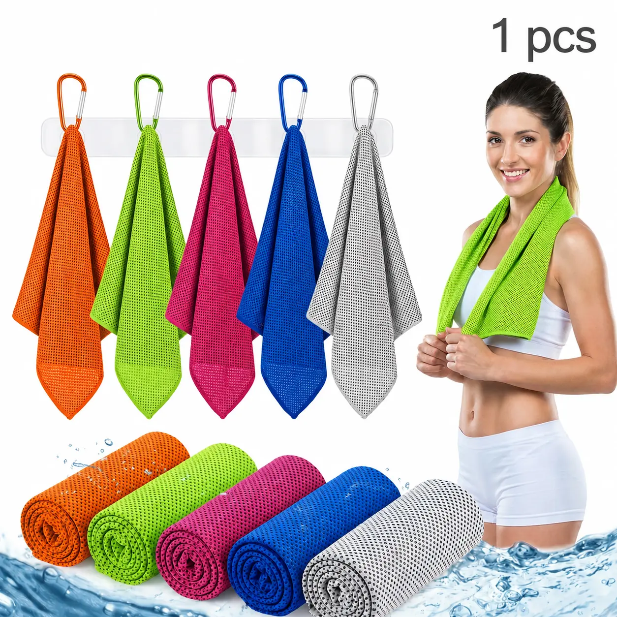 Unifree Cooling Towels & XL Menthol Cooling Wipes, Instant & Long Lasting Cooling Relief for Hot Weather & Summer Heat, Outdoor, Long Drives, Game day & Beach, summerwins