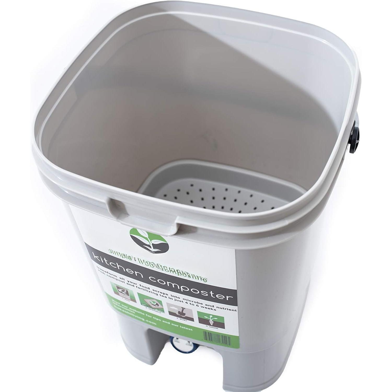 Composting Starter Kit (Includes 1  Bin, 2.2lbs of  Bran and Full Instructions)