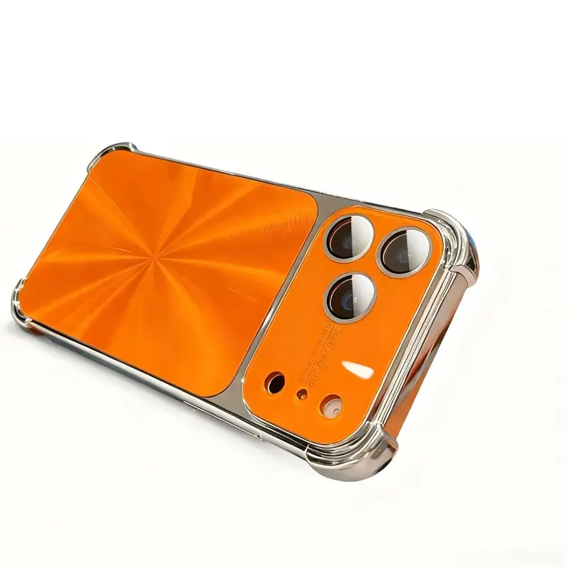 Quad-corner Drop-proof CD-texture Case for iPhone 17 16 15 14 13 12 Pro Max Plus