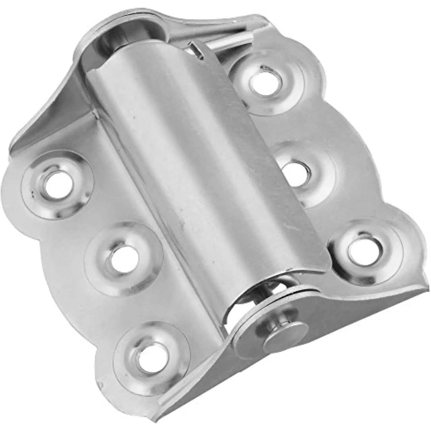 Spring Hinge, 2-3/4 in, Steel, 2-Pack, Zinc Plated