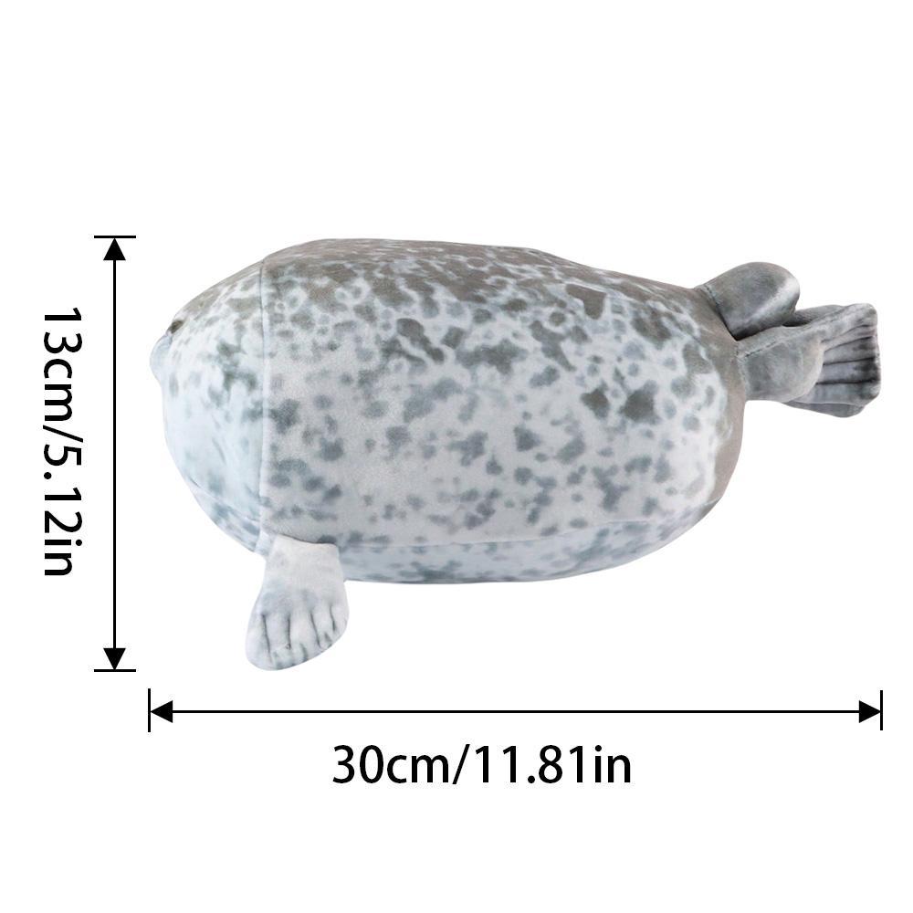 Adorable Seal Plush Toy, Cute Stuffed Animal Doll, Soft Stuffed Animals, Animal Shaped Plush Throw Pillow Cushion for Sleeping Soothing, Comfy Stuffed Cushion for Home Decoration
