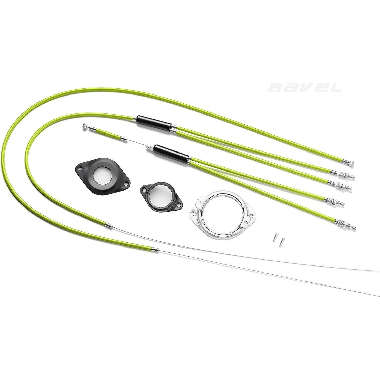 BMX Bike Gyro Brake Cables Front Rear Upper Lower Spinner Rotor Set Kit