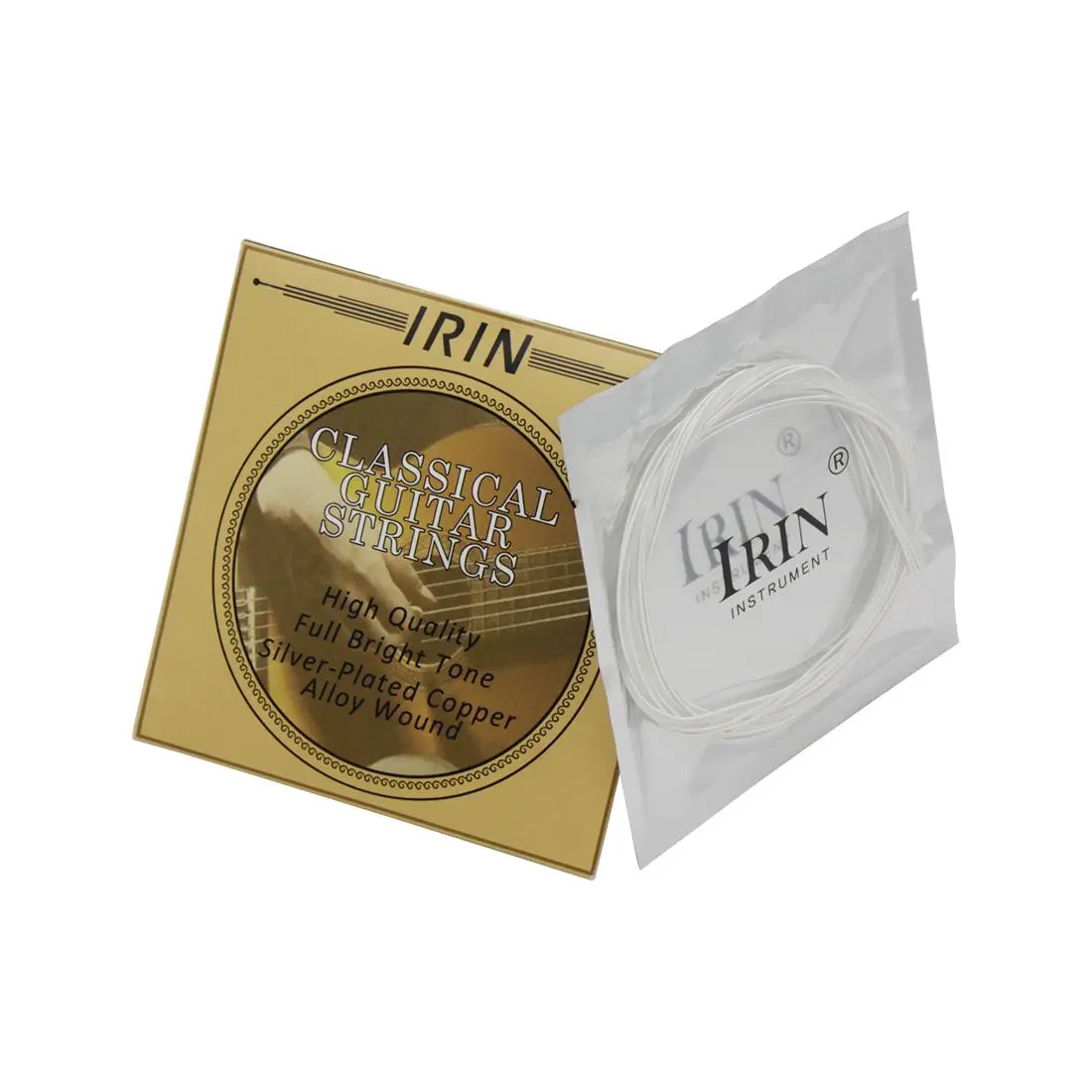 Irin   Classical Guitar Strings Set, High-Quality Performance-Grade Strings for Acoustic Guitars, Durable & Long-Lasting Sound Quality