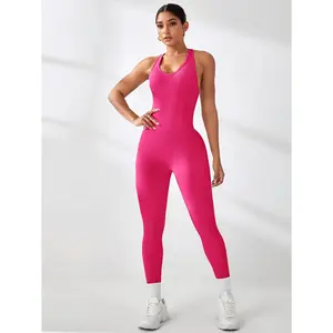 Yoga Bodysuit, Tight-Fitting Long Pants, Bodysuit