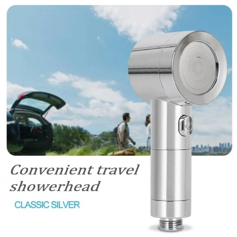 Travel portable RV handheld showerhead, rain shower, pressurized shower, water heater, shower filter, water-saving showerhead