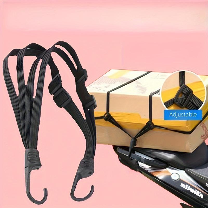 Versatile 4-in-1 High-Elasticity Adjustable Strap with Hook - Perfect for Motorcycle Helmets, Electric Bikes & More Durable Easy to Use For Riders Cyclists Suitable Outdoor Activities