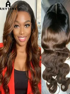 13x4 Lace Front Human Hair Wig, Wavy Wigs, Lace Frontal Wigs, Natural Look Realistic Appearance, Perfect for Daily Wear & Special Occasions, High-Quality Material