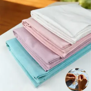 4pcs Canvas Fabric, Cotton Linen Material, DIY Craft Supplies, Embroidery Cloth, 50x50cm, Ideal for Sewing Practice, Holiday Decorations