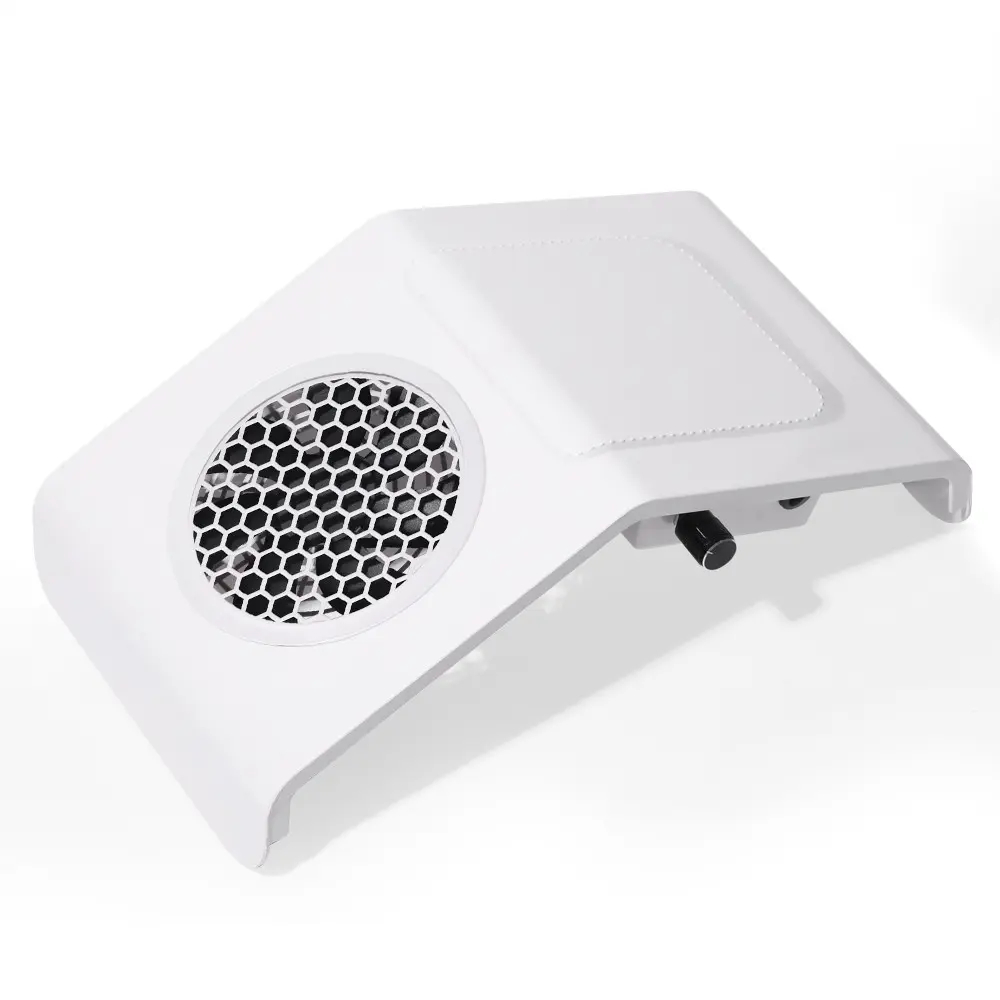 LULAA Comes with two optional power adapters: US plug and EU plug, convenient for different regional nail salon use. ABS plastic body, metal exhaust mesh, washable non-woven dust bag, powerful suction to collect nail dust during nail grinding.