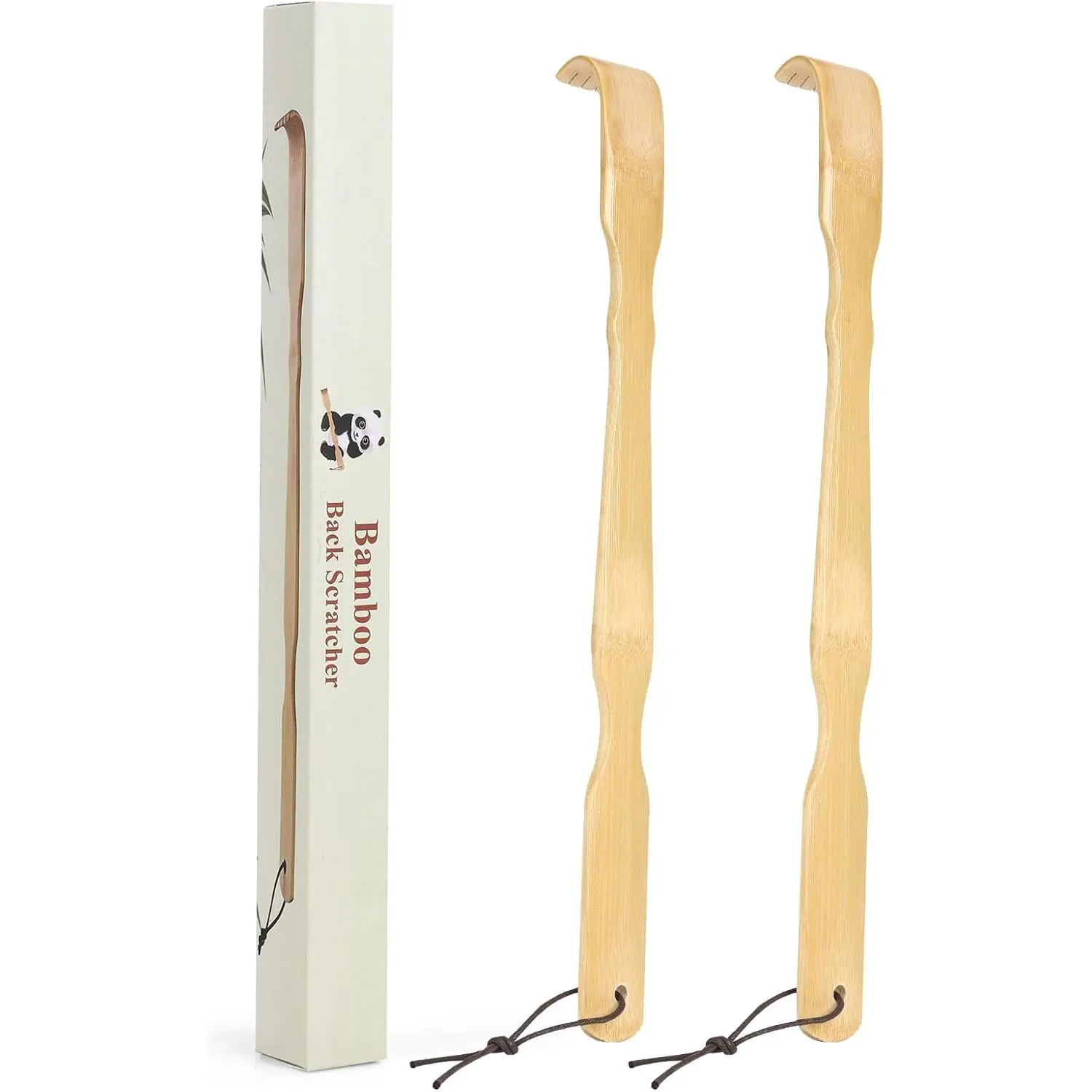 2-Pack 17in Long Handle Back Scratchers for Adults - Back Massage Gadget, Multiple Packs, Nice Gift Packaging, Must-Have for Home Travel Leisure & Indoor Recreation