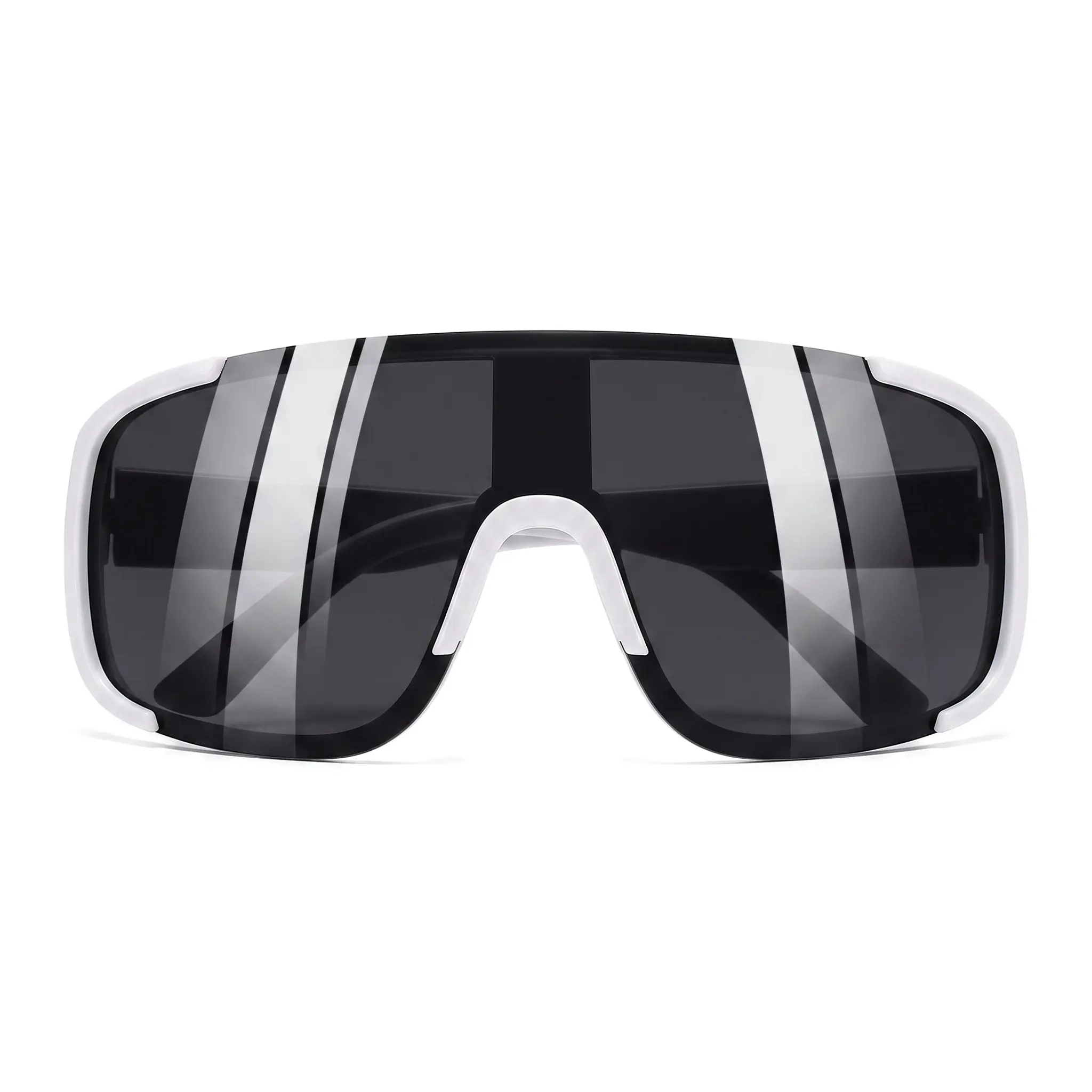 Outdoor sports sunglasses—suitable for cycling, skiing, and hiking. Features UV400 protection and lightweight PC lenses. With a stylish, dynamic oval frame design, they are unisex and an essential accessory for your outings. Includes a protective case.