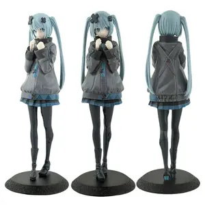 New 8inch Hatsune Miku In A World With Closed Windows Collectible Anime Action Kwaii Miku Figures Model Toys Christmas Gifts