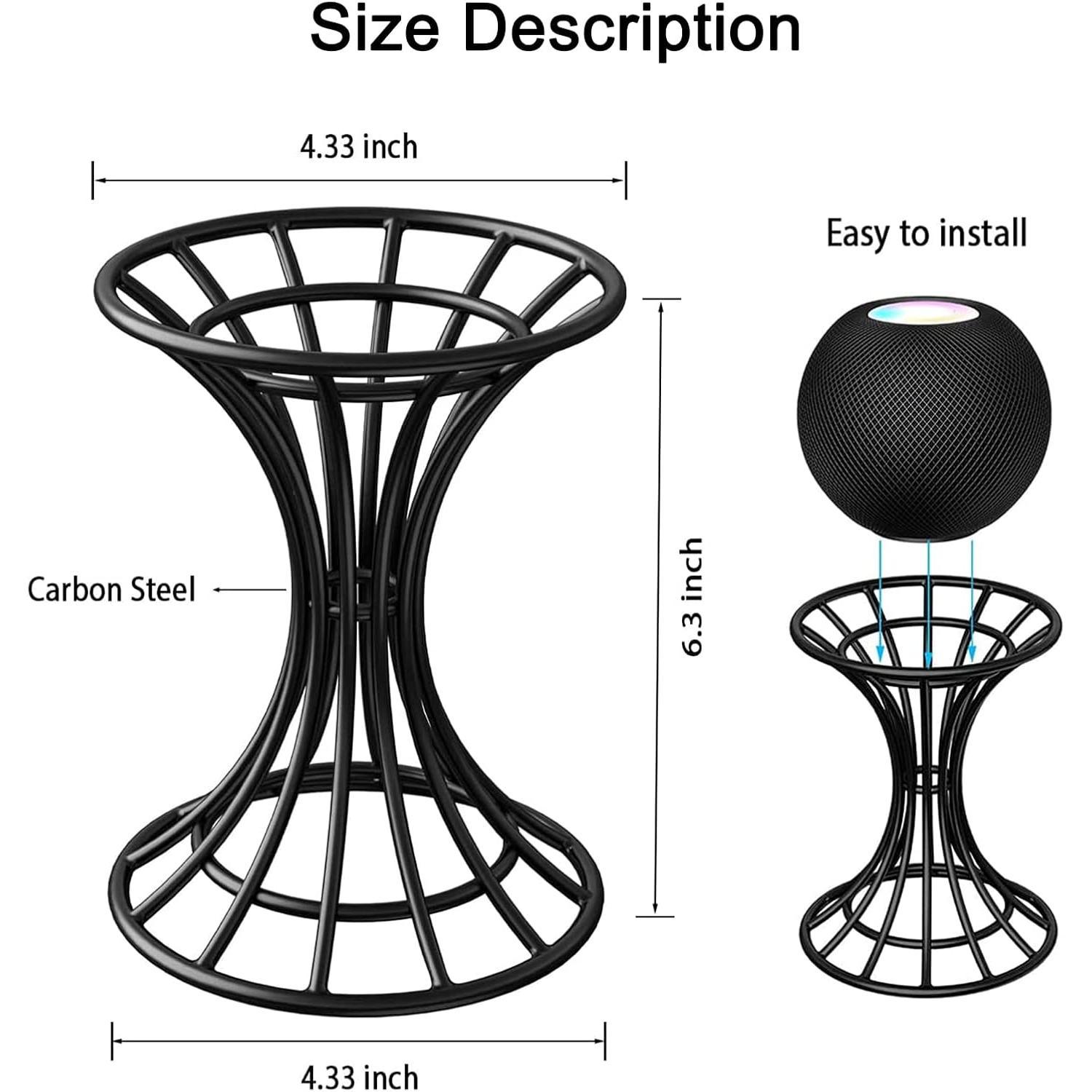 Speaker Table Stand for Echo Dot 5nd/4rd/3th/2th Gen,Echo 4th/ 3rd/2th Gen, Echo Glow,  Homepod Mini and  HomeMini/Nest-Mini, Desktop Holder Protect  Speaker