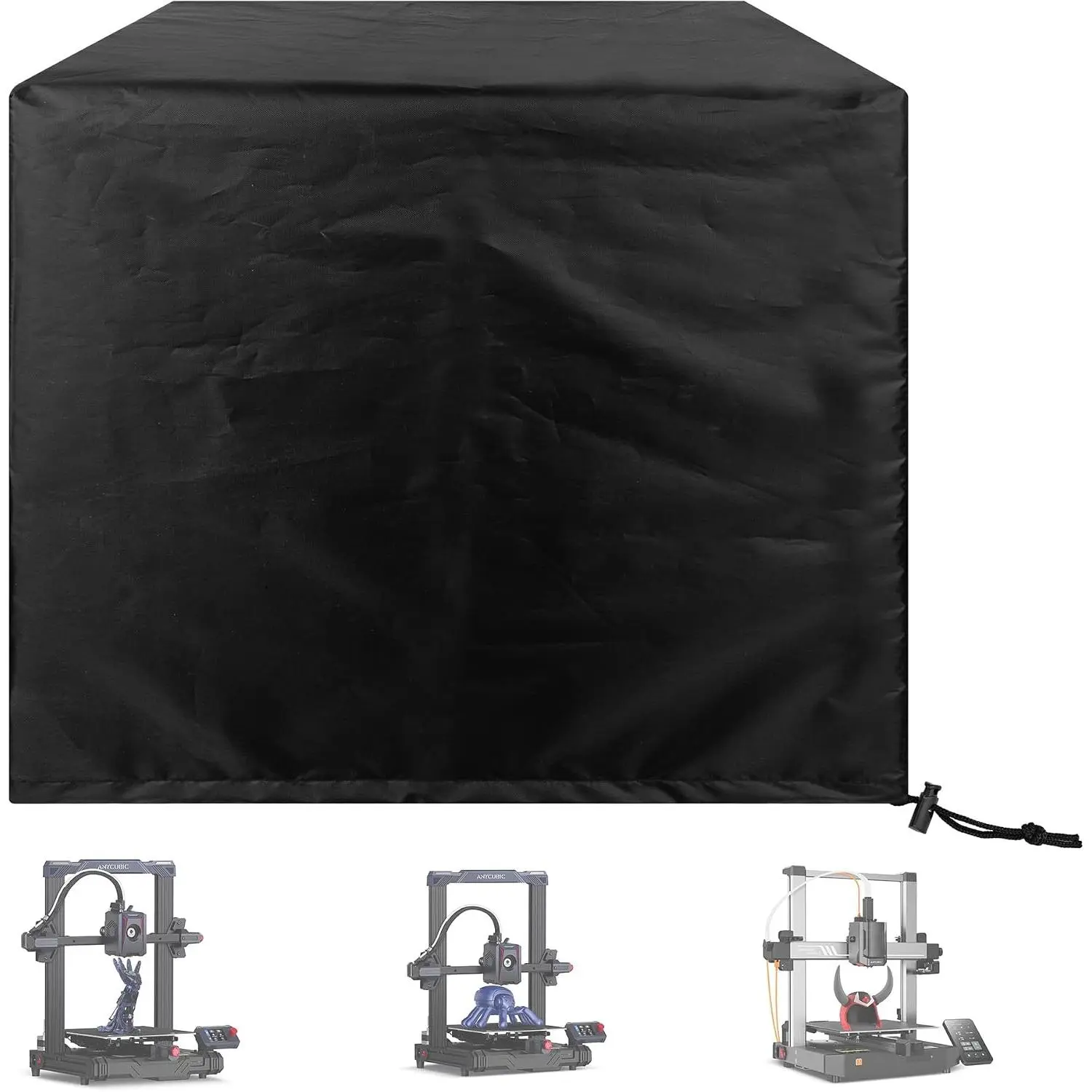 17 Inch  Printer Enclosure -  &  Protective Cover, Heavy-Duty   Fit Enclosure for   Printing Protection-Black