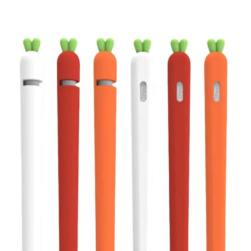 Pencil Case for Apple Pencil Pro and Pencil 2nd 1st Generation Tablet Stylus Protective Cover Soft Silicone Shockproof Non-slip