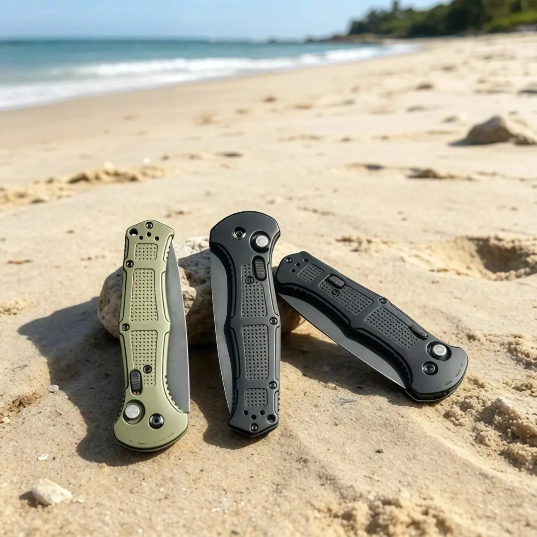 9070 EDC Folding Knife – Black Blade, Compact & Travel-Friendly for Camping, Hiking & Outdoor Use |   Perfect Gift for Men & Women