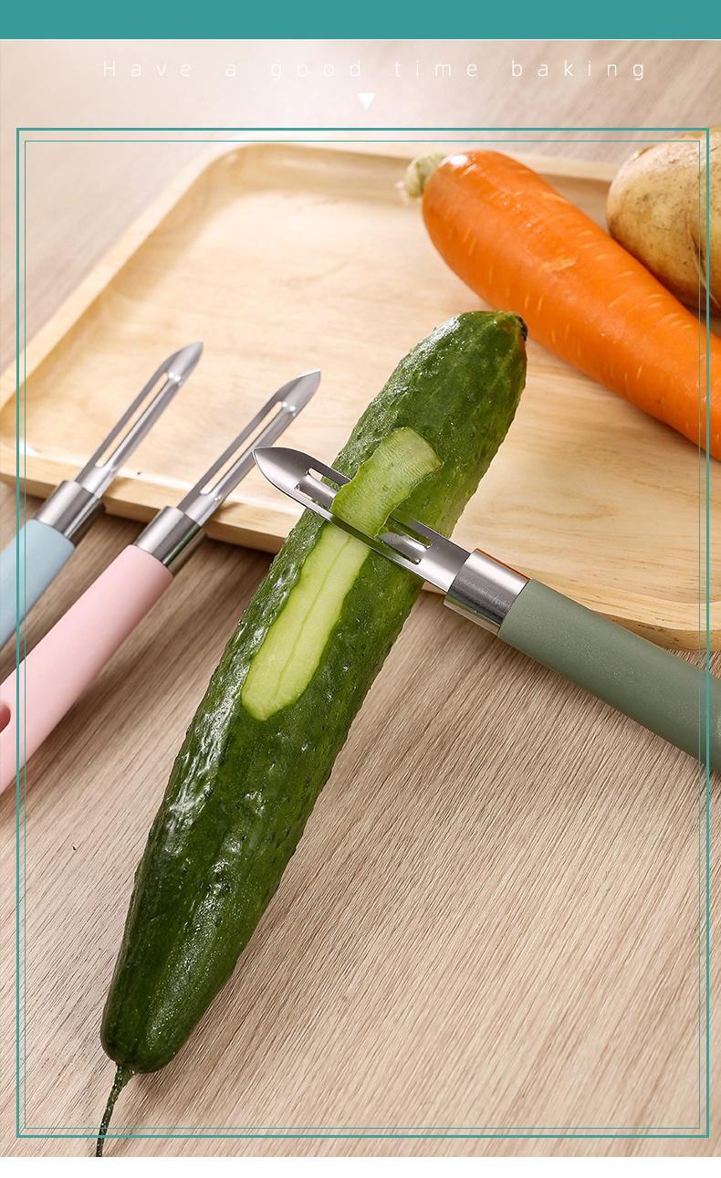 1pc Vegetable Peeler with Non-Slip Handle and Sharp Blade - Effortlessly Peel Vegetables and Fruits with Kitchen
