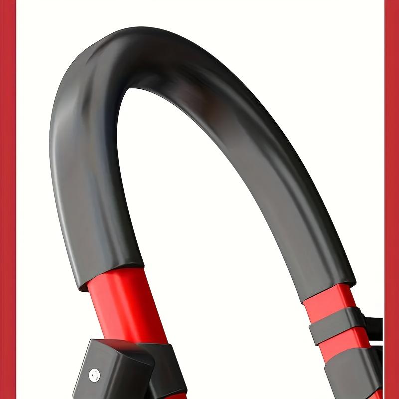 Heavy-duty 3/4/5-step portable folding ladder, with a load capacity of 500 pounds, durable plastic folding ladder with non-slip steps, lightweight and easy to carry, suitable for home and industrial use