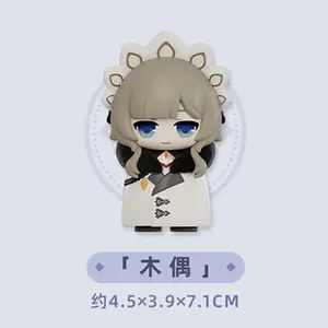 Mihoyo Genshin Impact Fatui Harbinger Q Version Series Blind Box Desktop Mini Doll Model Toys Trend Decoration Surprise Gifts