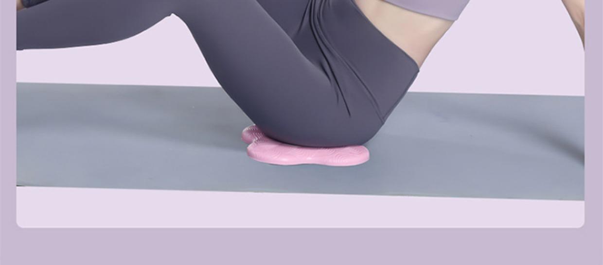 2-Pack Non-Slip Thickened Yoga Knee Pads, Yoga Mats, Portable Yoga Support Mats for Home and Gym Training, Fitness Mats