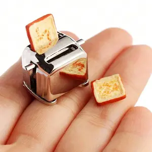 1:12 Scale Mini Bread Maker, Realistic Mini Food Appliance Accessory for Dollhouse Kitchen