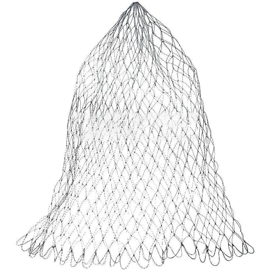 Fishing Net, Standard Nylon  Net Bag, Fishing Landing Mesh Net, Rhombus, 7 Sizes