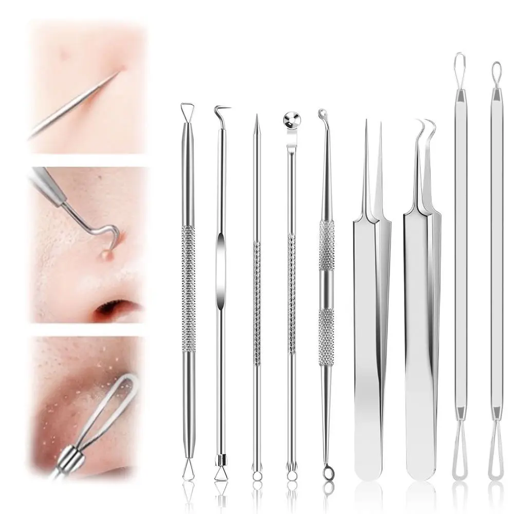 8 PCS Blackhead Remover Needle, Nose Blackhead Removal, Acne Removal Tool, Professional Skin Care Tools