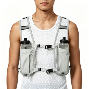 Lightweight Sports Hydration Vest Pack – Ideal for Running, Hiking, Mountaineering, and Cycling (Includes Water Bottle & Storage)