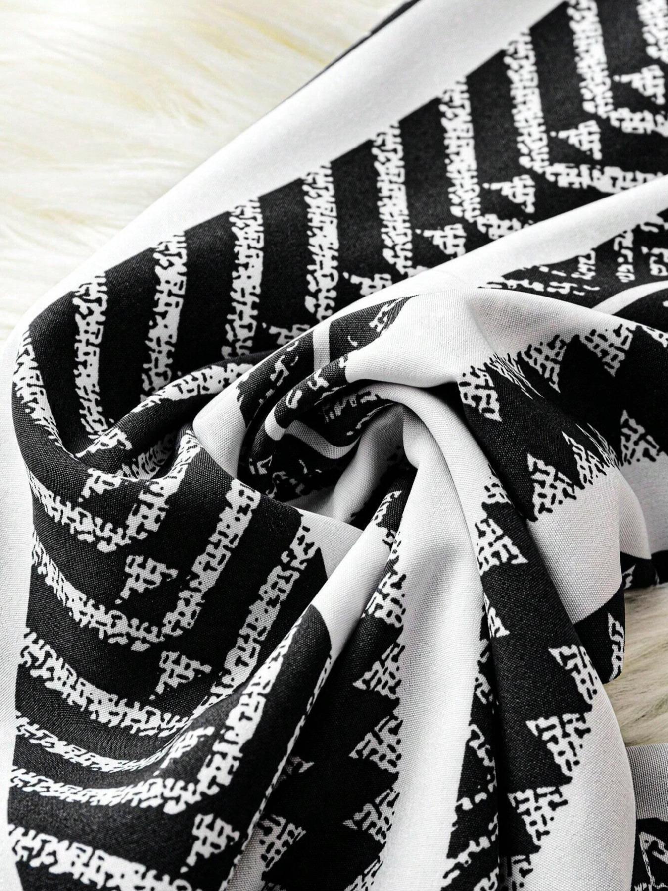 Women's All Over Print Tie Waist Wide Leg Pants, Boho Casual Comfy Trousers for Daily Holiday Vacation Wear, Women's Bottoms for Summer, Bohemian Street Trousers