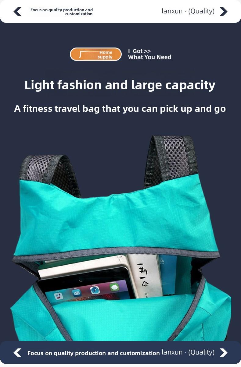 Foldable waterproof bag, sports backpack, sports backpack suitable for outdoor sports, cycling, camping, travel